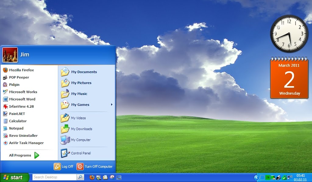 part of windows desktop